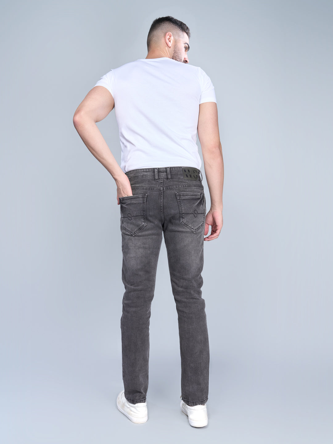 STEAMZ Carbon Mens Comfort Fit Jeans