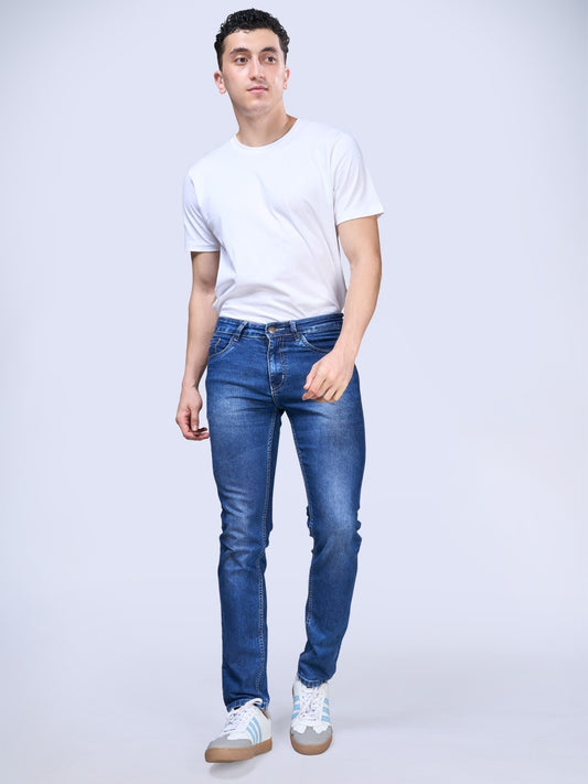 STEAMZ Indigo Blue Comfort Fit Jeans